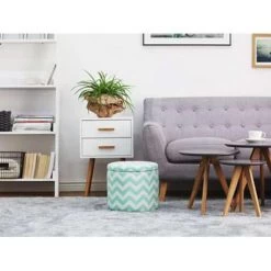 Beliani Poef TUNICA - Groen Katoen 8 Beliani Poef TUNICA - Groen Katoen -ZitMeester ComfortDesign 98b1a2a02b5448628a56a58171c0e352