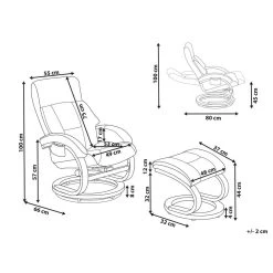 Beliani Massagestoel FORCE - Beige Kunstleer 8 Beliani Massagestoel FORCE - Beige Kunstleer -ZitMeester ComfortDesign 9b6345c929504169a367f7b6e2f439be 1