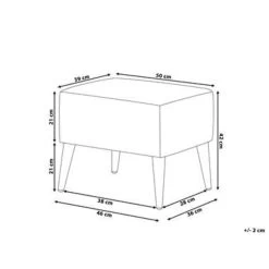 Beliani Hocker MANTEO - Grijs Katoen 9 Beliani Hocker MANTEO - Grijs Katoen -ZitMeester ComfortDesign 9e933508c0bd4d36a3a49f7ee8c59944