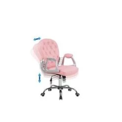 Beliani Bureaustoel PRINCESS - Roze Kunstleer 9 Beliani Bureaustoel PRINCESS - Roze Kunstleer -ZitMeester ComfortDesign 9ebca098962b48debcbc2682051e41e0