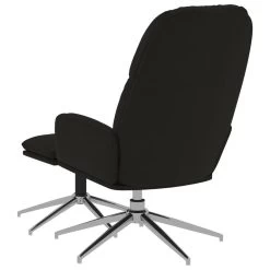 VidaXL Relaxstoel Met Voetenbank Kunstsuède Zwart 9 VidaXL Relaxstoel Met Voetenbank Kunstsuède Zwart -ZitMeester ComfortDesign 9ffd65fd122445d0928b713635c8e800