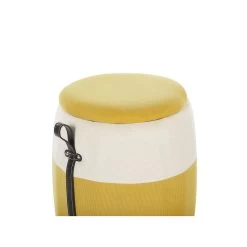 Beliani Poef RUBY - Geel Corduroy -ZitMeester ComfortDesign a0a09fa9c4e34d08aaff6c03c02836a6