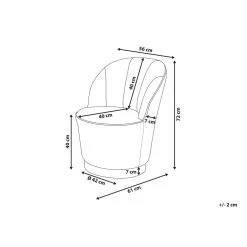 Beliani Fauteuil ALBY - Zwart Fluweel 8 Beliani Fauteuil ALBY - Zwart Fluweel -ZitMeester ComfortDesign a15c346076ad4035bd4257945c94283c