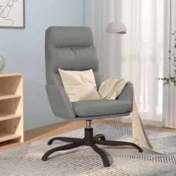VidaXL Relaxstoel Kunstleer Grijs -ZitMeester ComfortDesign a25fc4aba6e648b39ddffebc7fc26ea2