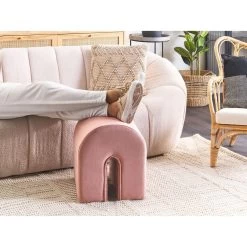 Beliani Poef MODOC - Roze Fluweel 9 Beliani Poef MODOC - Roze Fluweel -ZitMeester ComfortDesign a63c74d8ecfa454991e451f34c180e26