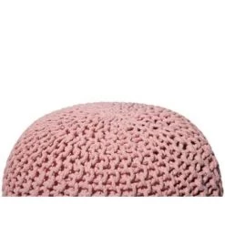 Beliani Poef CONRAD - Roze Katoen -ZitMeester ComfortDesign ad5ca74e92e747cca19973455162da29