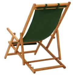 VidaXL Strandstoel Inklapbaar Massief Eucalyptushout En Stof Groen 8 VidaXL Strandstoel Inklapbaar Massief Eucalyptushout En Stof Groen -ZitMeester ComfortDesign b0b1fb620c3e4cdb8e8611ed55679802