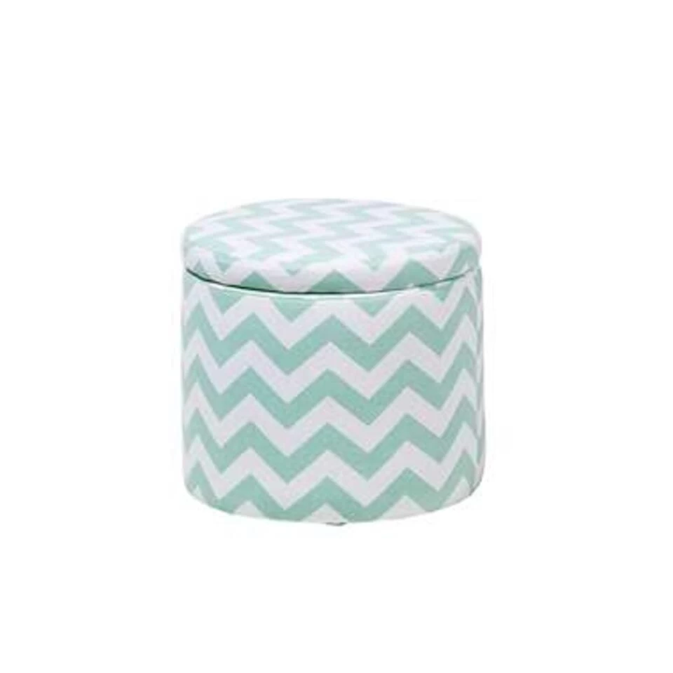 Beliani Poef TUNICA - Groen Katoen 6 Beliani Poef TUNICA - Groen Katoen - Image 4