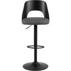 Sohome Draaibare Barkruk - Set Van 2 - Brendan - Donkergrijs - Zithoogte 62-84c -ZitMeester ComfortDesign b8d5b015ac954634a7693c5369d81d76