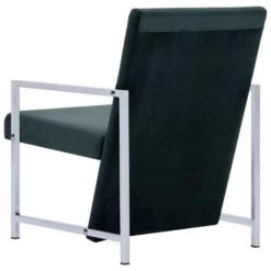 VidaXL Fauteuil Met Chromen Poten Fluweel Donkergroen -ZitMeester ComfortDesign b8d6efb8e07f4b519ff2751ea5dfe6f0