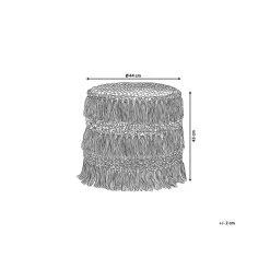 Beliani Poef NOIDA - Beige Katoen 8 Beliani Poef NOIDA - Beige Katoen -ZitMeester ComfortDesign b9d18572738c4917958e72839f09e475