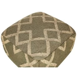 Beliani Poef GOPI - Groen Jute -ZitMeester ComfortDesign bc4568367acc409bbdd6db006943ba53