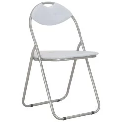 VidaXL Eetkamerstoelen Inklapbaar 2 St Kunstleer Wit 7 VidaXL Eetkamerstoelen Inklapbaar 2 St Kunstleer Wit -ZitMeester ComfortDesign bd119fed6fbe45768f658de8f5a5a543