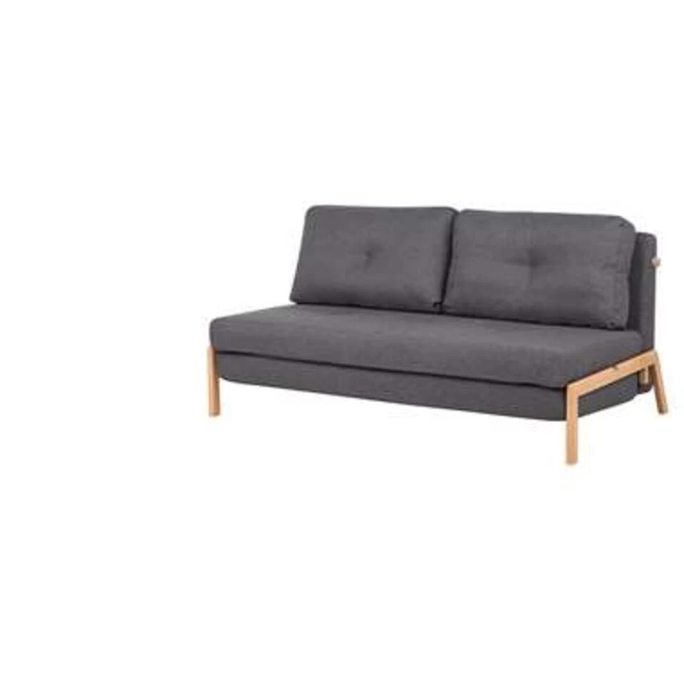 Beliani Tweezitsbank - EDLAND Grijs Polyester 5 Beliani Tweezitsbank - EDLAND Grijs Polyester - Image 3