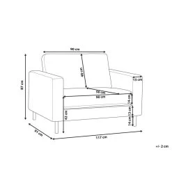 Beliani Fauteuil SAVALEN - Bruin Kunstleer 8 Beliani Fauteuil SAVALEN - Bruin Kunstleer -ZitMeester ComfortDesign be9af81965ab405ca7c9c9e82fcbf93e