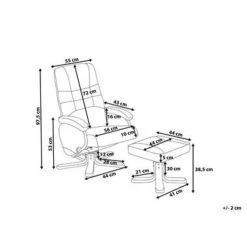 Beliani Massagestoel RELAXPRO - Beige Kunstleer 9 Beliani Massagestoel RELAXPRO - Beige Kunstleer -ZitMeester ComfortDesign bf881d01e5614c328da1230227dcb81e