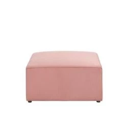 Beliani Ottomaan LEMVIG - Roze Corduroy 9 Beliani Ottomaan LEMVIG - Roze Corduroy -ZitMeester ComfortDesign c1bd08acd732460382779e7e268ce263