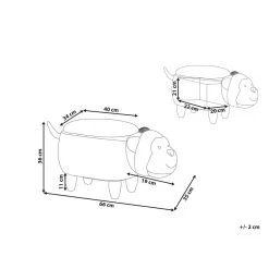 Beliani Dierenhocker MONKEY - Bruin Kunstleer -ZitMeester ComfortDesign c35652d3be554b6ea8b301934e69773f