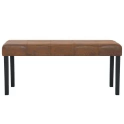 VidaXL Bankje 106 Cm Kunstsuède Bruin -ZitMeester ComfortDesign c6a5568e9d294fa5b0db5424e6443c7d