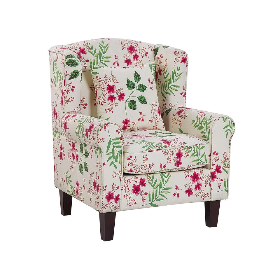 Beliani Fauteuil HAMAR - Beige Katoen, Polyester 6 Beliani Fauteuil HAMAR - Beige Katoen, Polyester - Image 4