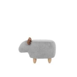 Beliani Hocker LAMB - Grijs Polyester -ZitMeester ComfortDesign ca8c7c14defd4533ab47acec16ac46f1