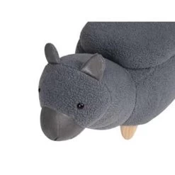 Beliani Dierenhocker ALPACA - Grijs Polyester, Katoen -ZitMeester ComfortDesign cb46969e4b2749faabc3fb0ded8c54ec