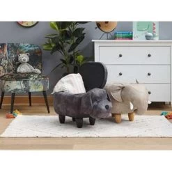 Beliani Dierenhocker DOGGY - Grijs Fluweel 8 Beliani Dierenhocker DOGGY - Grijs Fluweel -ZitMeester ComfortDesign cde68cd630e64ca9ad89a98f21411300