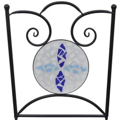 VidaXL Bistrostoelen Inklapbaar 2 St Keramiek Blauw En Wit -ZitMeester ComfortDesign d04a9350bb2643faaf59fb16731743b7