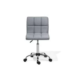 Beliani Bureaustoel MARION - Grijs Polyester -ZitMeester ComfortDesign d2b8eef6d17e4a1688605e936ffac369