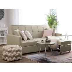 Beliani Slaapbank - GLOMMA Beige Polyester 8 Beliani Slaapbank - GLOMMA Beige Polyester -ZitMeester ComfortDesign d80bc6fa8a0b4a86bc7f45a1dbf8030c