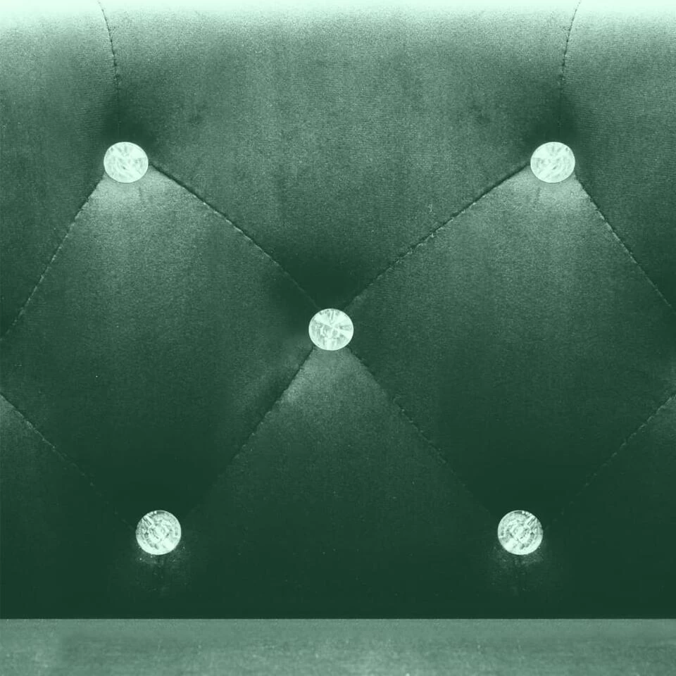 VidaXL Fauteuil Fluweel Groen 5 VidaXL Fauteuil Fluweel Groen - Image 3