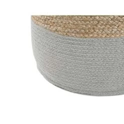 Beliani Poef DALAMA - Beige Katoen, Jute -ZitMeester ComfortDesign e16b030ef0b9493c82586df7642db68a