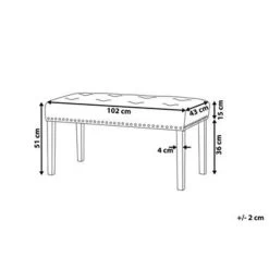 Beliani Hocker YORKTON - Grijs Fluweel 8 Beliani Hocker YORKTON - Grijs Fluweel -ZitMeester ComfortDesign e29d5bc3888e4c8fb1d6a742792551d5