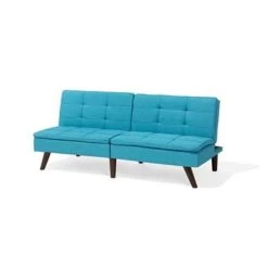 Beliani Driezitsbank - RONNE Blauw Polyester -ZitMeester ComfortDesign e3cc261acaa34af694a406e997b63381