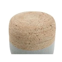 Beliani Poef DALAMA - Beige Katoen, Jute -ZitMeester ComfortDesign e82ce4a4276941b7896b708c5d11c417