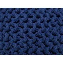 Beliani Poef CONRAD - Blauw Katoen 8 Beliani Poef CONRAD - Blauw Katoen -ZitMeester ComfortDesign ebff72e2f9914ad280da9e10de7043a8