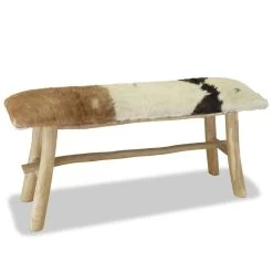 VidaXL Bankje Echt Leer Teakhout 7 VidaXL Bankje Echt Leer Teakhout -ZitMeester ComfortDesign f0b6e93d5f6041a686a99c9db28f182c