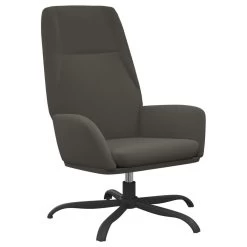 VidaXL Relaxstoel Met Voetenbank Fluweel Donkergrijs -ZitMeester ComfortDesign f1826aa7462f42469279ed8fe7ca1565