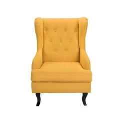 Beliani Fauteuil ALTA - Geel Polyester 9 Beliani Fauteuil ALTA - Geel Polyester -ZitMeester ComfortDesign f203338264424dc69d728188bf99ae3e