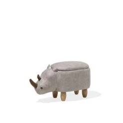 Beliani Dierenhocker RHINO - Grijs Kunstleer 8 Beliani Dierenhocker RHINO - Grijs Kunstleer -ZitMeester ComfortDesign f36cd66bf7c74a40b186115893ecf757
