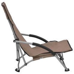 VidaXL Strandstoelen 2 St Inklapbaar Stof Taupe -ZitMeester ComfortDesign f5e844f740ba4d8486b6b53d25c421cd