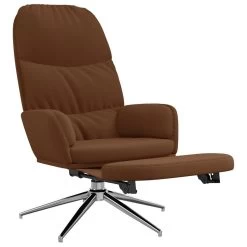VidaXL Relaxstoel Met Voetensteun Kunstsuède Bruin 8 VidaXL Relaxstoel Met Voetensteun Kunstsuède Bruin -ZitMeester ComfortDesign fc24534dce55471dbc44b4883d7418da