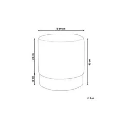 Beliani Poef SOPHIA - Grijs Fluweel 8 Beliani Poef SOPHIA - Grijs Fluweel -ZitMeester ComfortDesign ffd2eed903e94906830cf32830f609fe